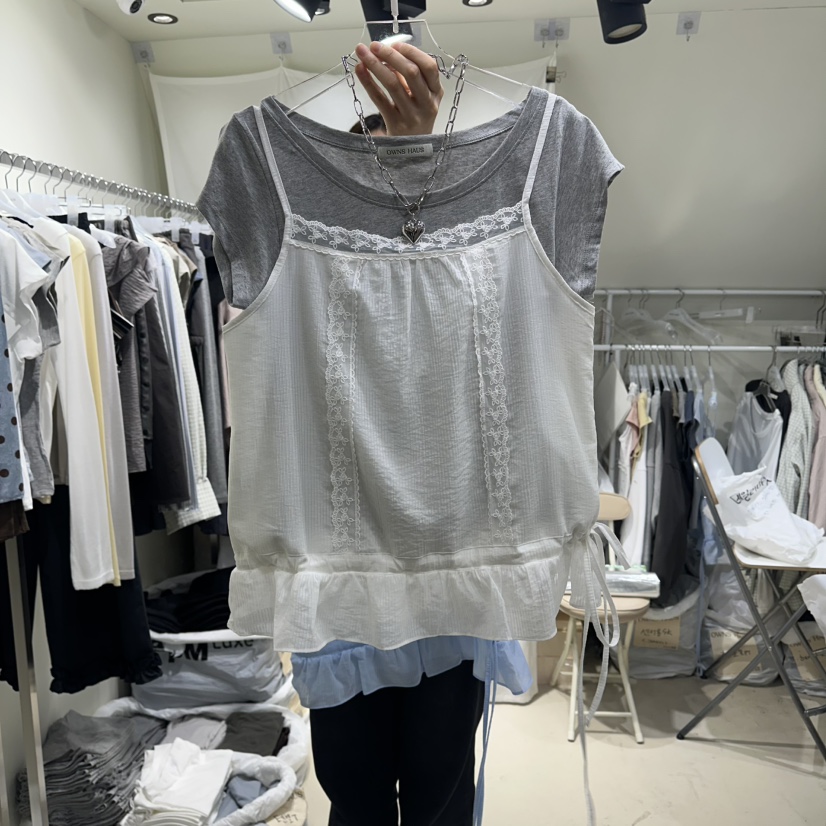 OWNS韓國東大門代購女士新品職業熱賣人氣吊帶背心不含內搭OWNS HAUS吊帶/背心圖色2