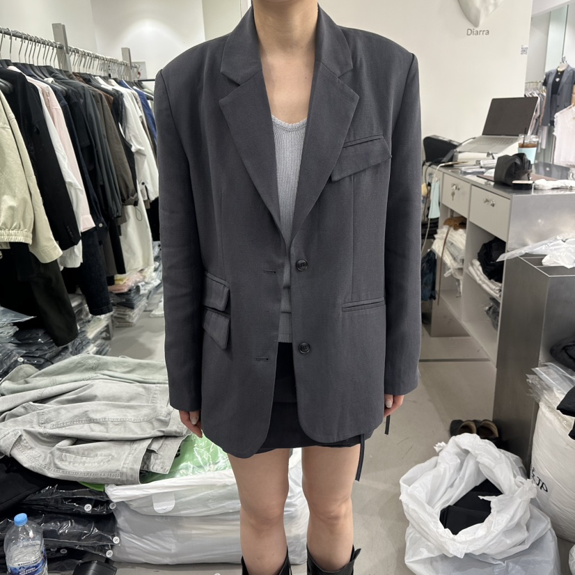 DIARRA韓國直郵實拍女士新款26春夏休閑推薦套裝兩件套口袋DIARRA套裝圖色2