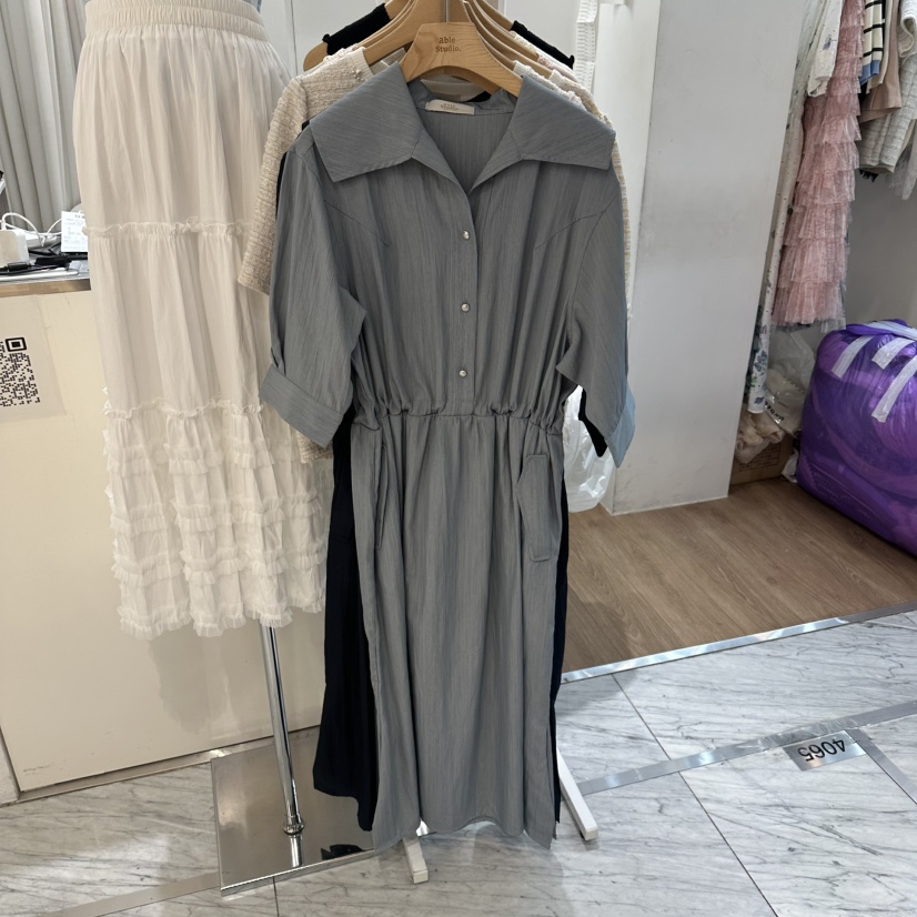 ABLESTUDIO韓國東大門代購女士新款人氣休閑26春夏連衣裙ABLESTUDIO連衣裙圖色1