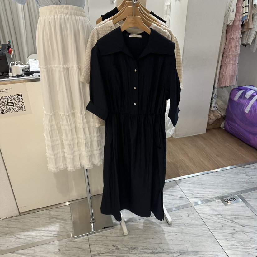 ABLESTUDIO韓國東大門代購女士新款人氣休閑26春夏連衣裙ABLESTUDIO連衣裙圖色2