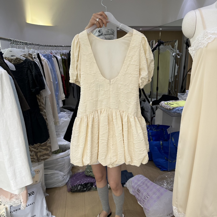 TED韓國東大門直郵女士新品熱賣推薦26春夏人氣連衣裙南瓜裙TED連衣裙