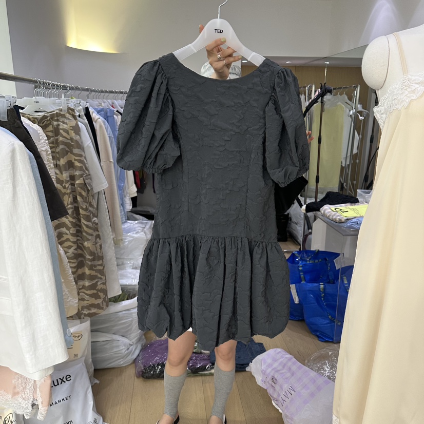 TED韓國東大門直郵女士新品熱賣推薦26春夏人氣連衣裙南瓜裙TED連衣裙圖色2