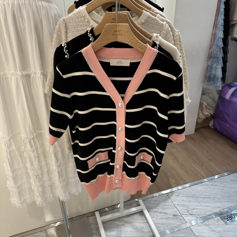 ABLESTUDIO韓國直郵實拍女士新品休閑時尚熱賣推薦針織衫ABLESTUDIO針織衫圖色2