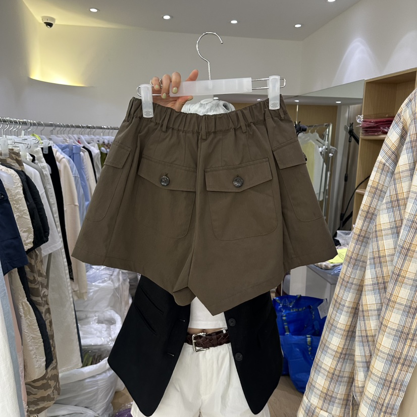 TED韓國直郵女裝新款推薦休閑職業26春夏短褲不含腰帶口袋TED短褲