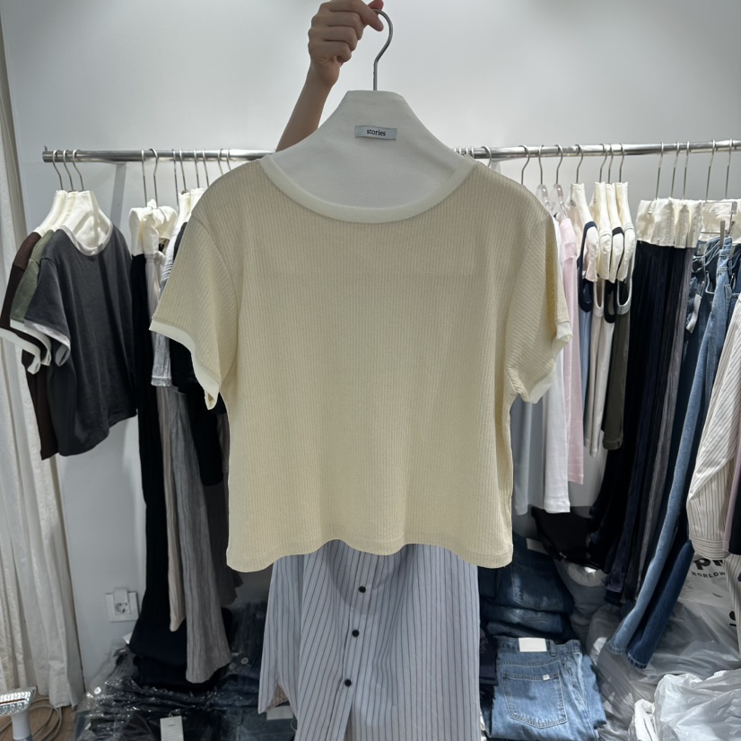 STORIES韓國東大門直郵女士新款時尚熱賣推薦職業26春夏針織衫STORIES針織衫圖色1