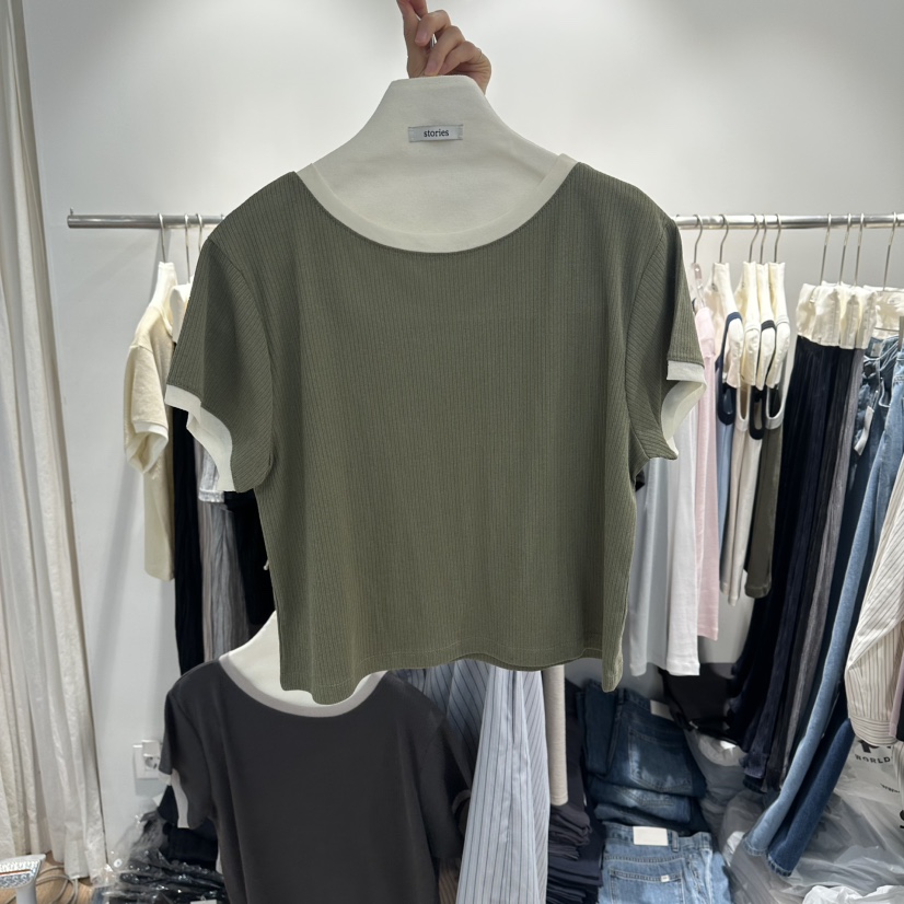 STORIES韓國東大門直郵女士新款時尚熱賣推薦職業26春夏針織衫STORIES針織衫圖色2