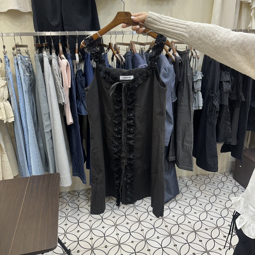 BAMBOLINA韓國直郵女裝新款職業人氣時尚26春夏熱賣連衣裙BAMBOLINA連衣裙圖色2