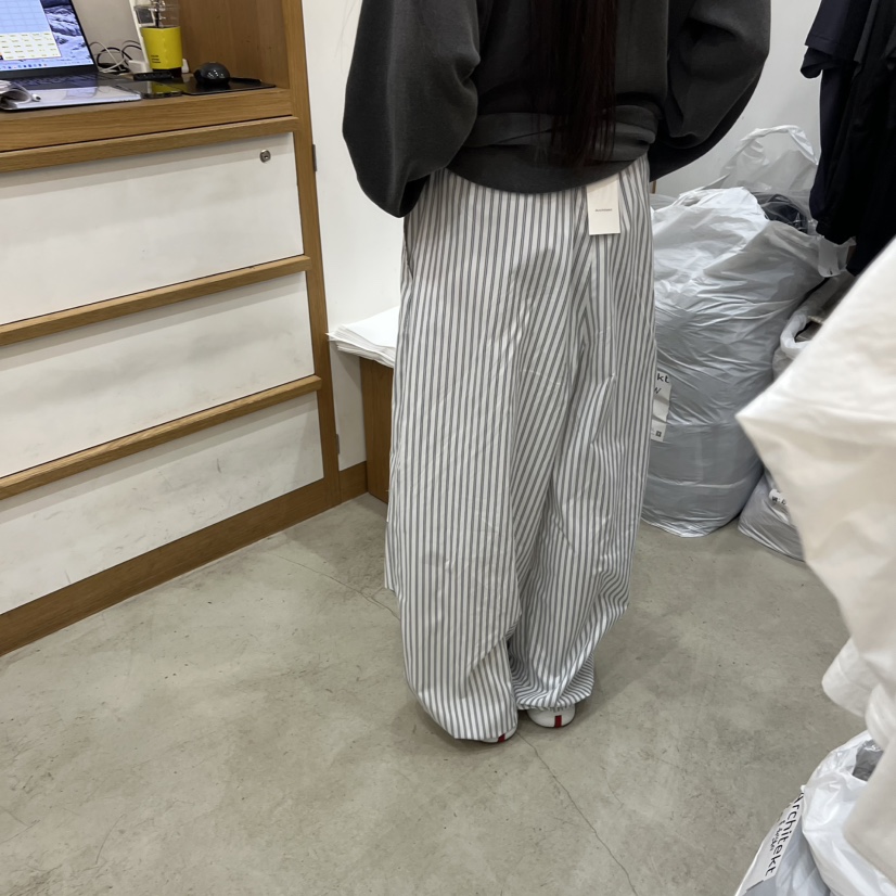 ARCHITEKT韓國直郵女裝新款熱賣時尚人氣推薦休閑休閑褲條紋ARCHITEKT休閑褲