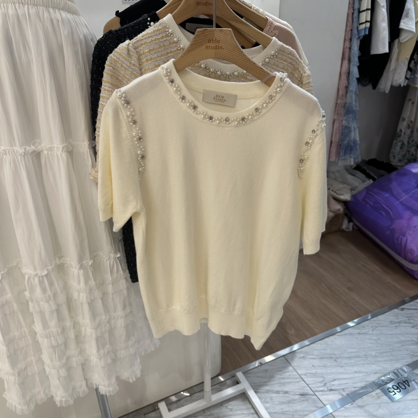 ABLESTUDIO韓國直郵女裝新款熱賣職業推薦時尚人氣針織衫ABLESTUDIO針織衫圖色1