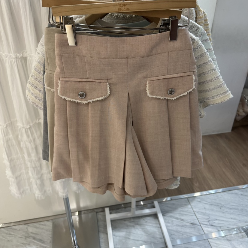 ABLESTUDIO韓國東大門代購女士新品26春夏職業人氣熱賣短褲ABLESTUDIO短褲圖色2