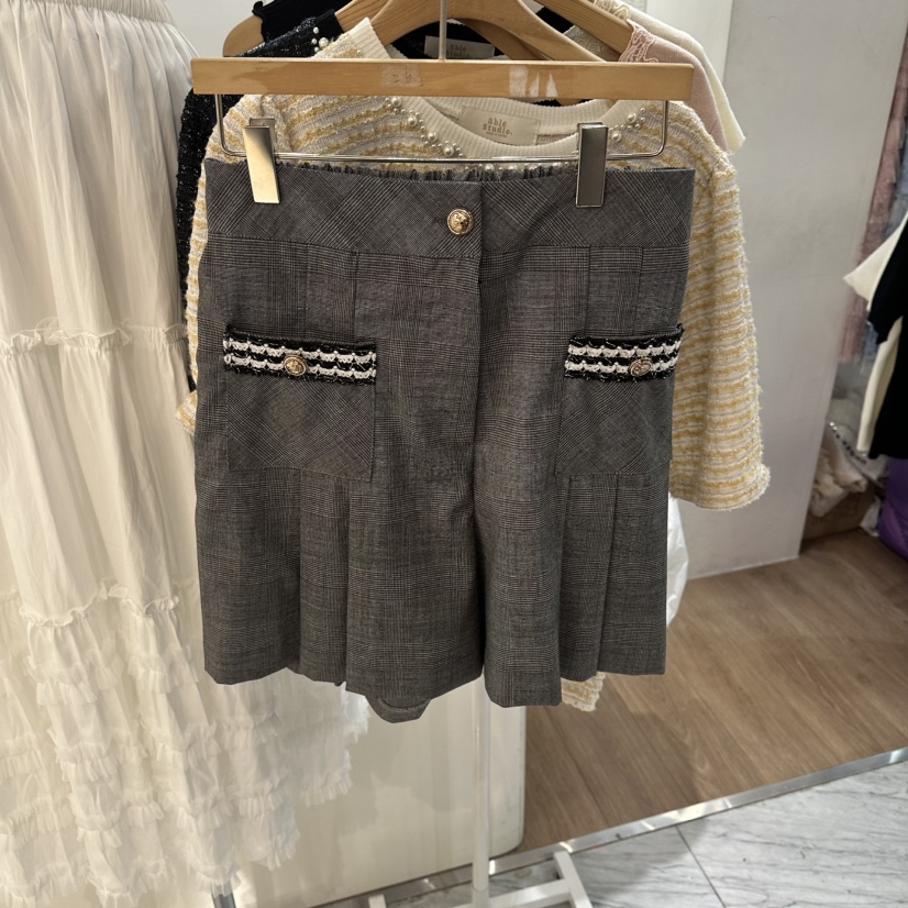 ABLESTUDIO韓國東大門代購女士新款人氣26春夏職業休閑短褲ABLESTUDIO短褲圖色2