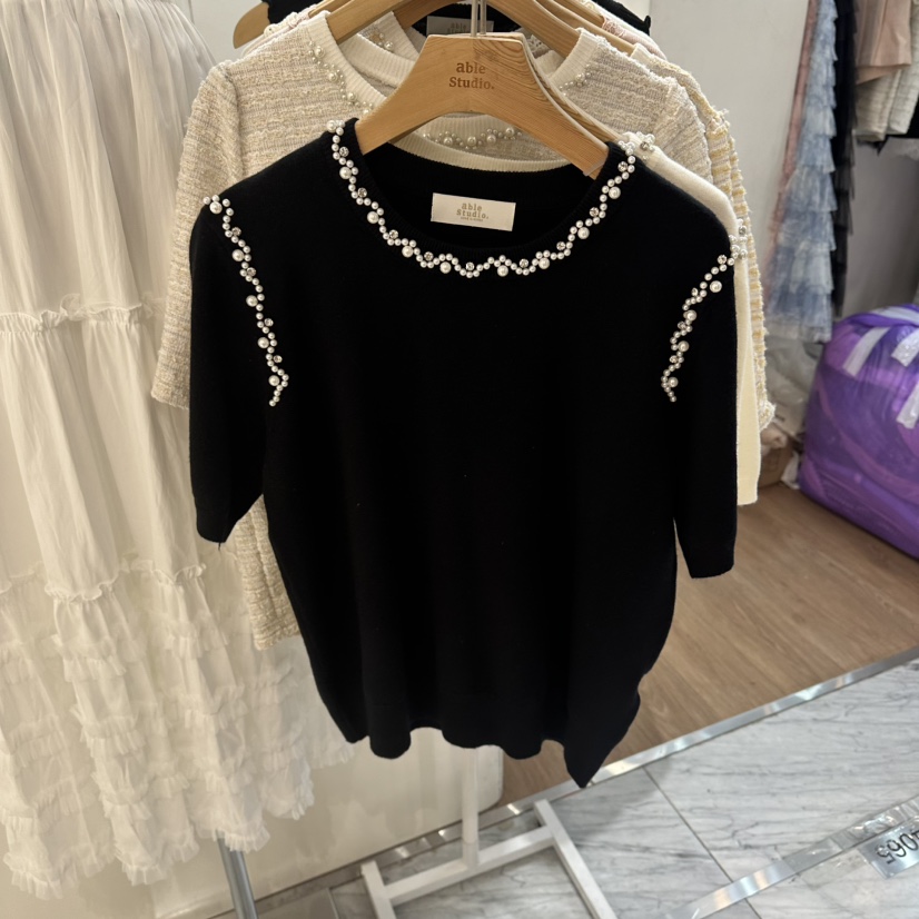ABLESTUDIO韓國直郵女裝新品時尚26春夏休閑熱賣人氣針織衫ABLESTUDIO針織衫圖色2