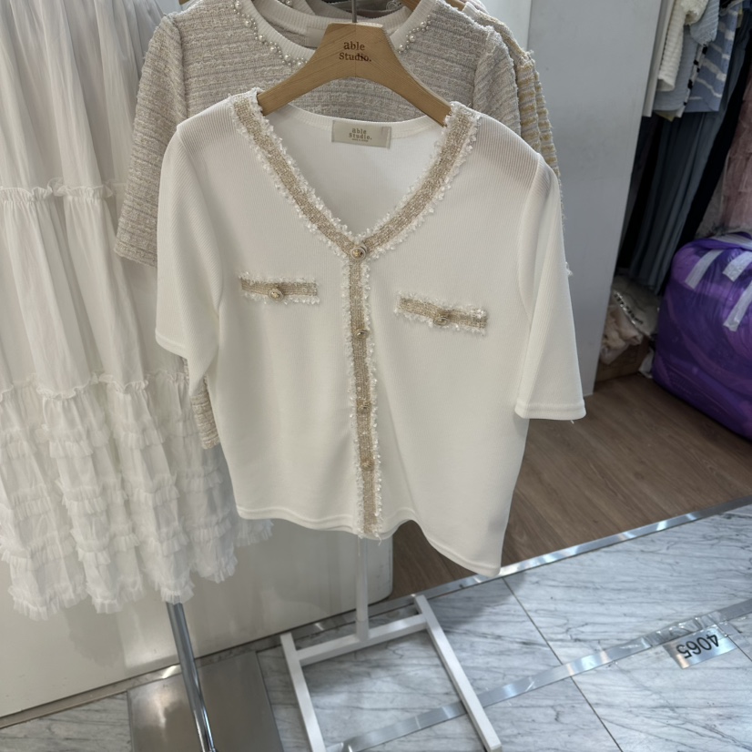 ABLESTUDIO韓國東大門直郵女士新品休閑26春夏人氣針織衫ABLESTUDIO針織衫圖色3
