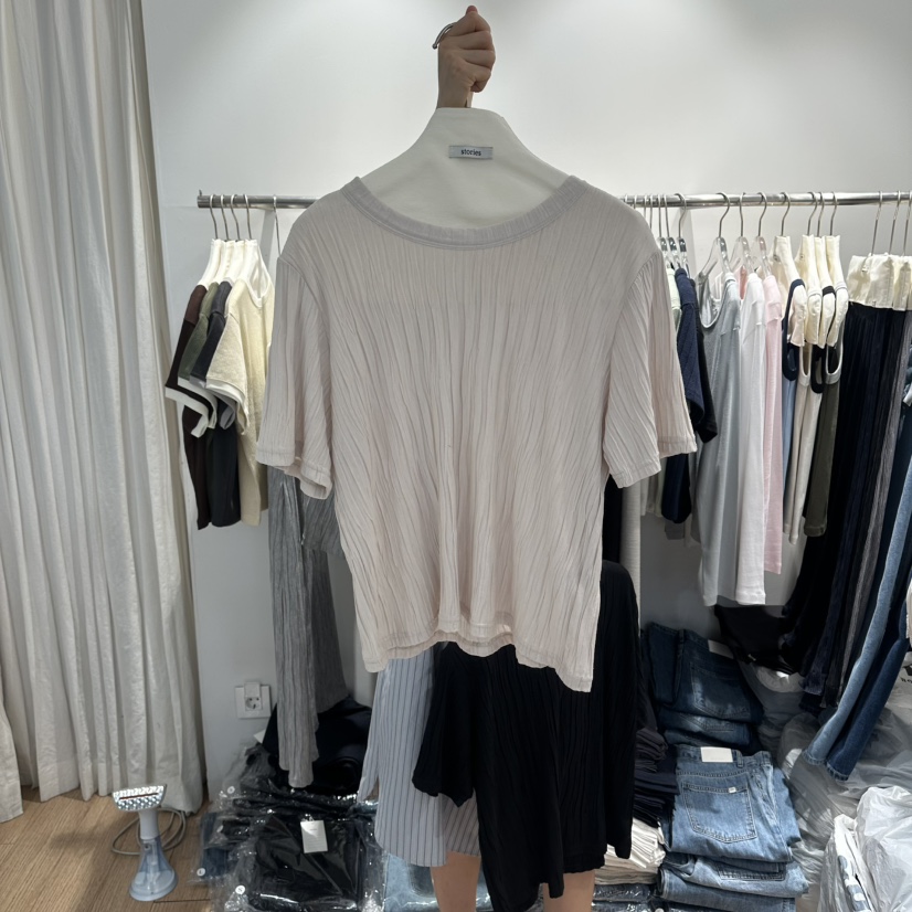 STORIES韓國東大門直郵女裝新款26春夏時尚人氣推薦熱賣T恤STORIEST恤圖色1