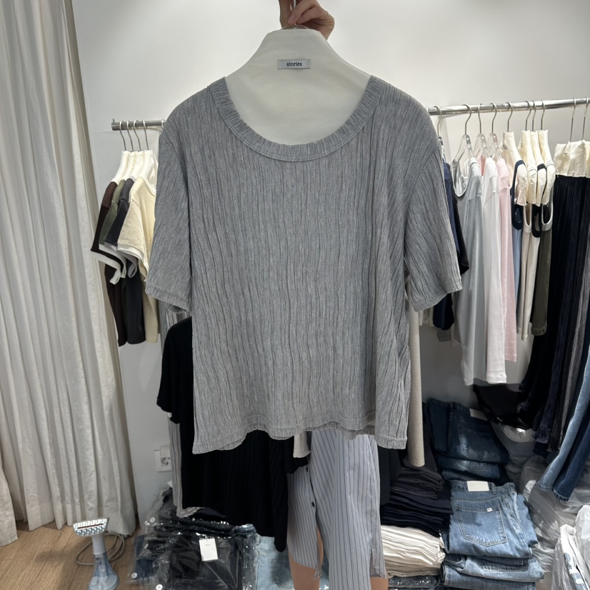 STORIES韓國東大門直郵女裝新款26春夏時尚人氣推薦熱賣T恤STORIEST恤圖色2