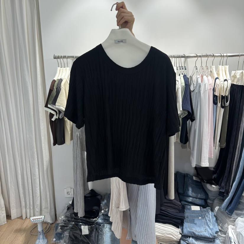 STORIES韓國東大門直郵女裝新款26春夏時尚人氣推薦熱賣T恤STORIEST恤圖色3