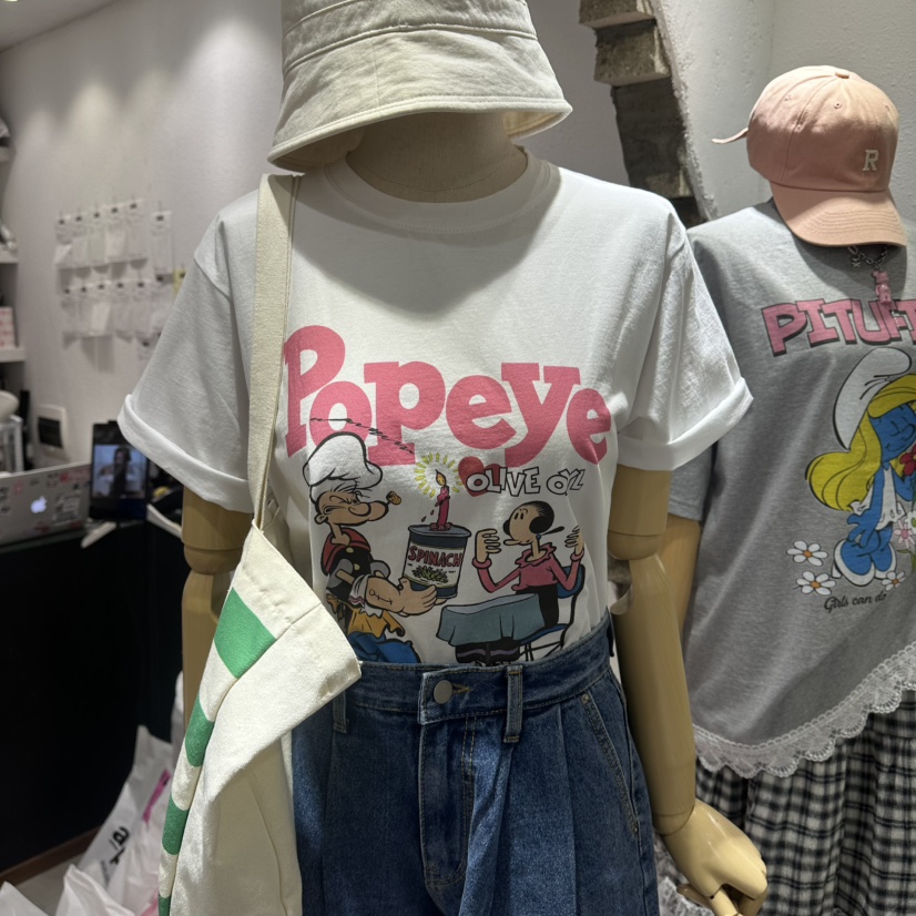 EVE韓國東大門直郵女士新款休閑推薦熱賣職業26春夏時尚T恤EVET恤圖色2