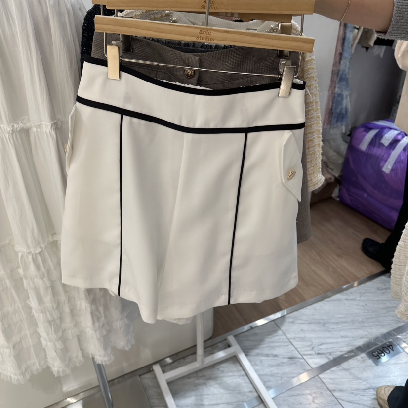 ABLESTUDIO韓國代購女裝新品26春夏人氣職業推薦休閑短褲ABLESTUDIO短褲圖色1