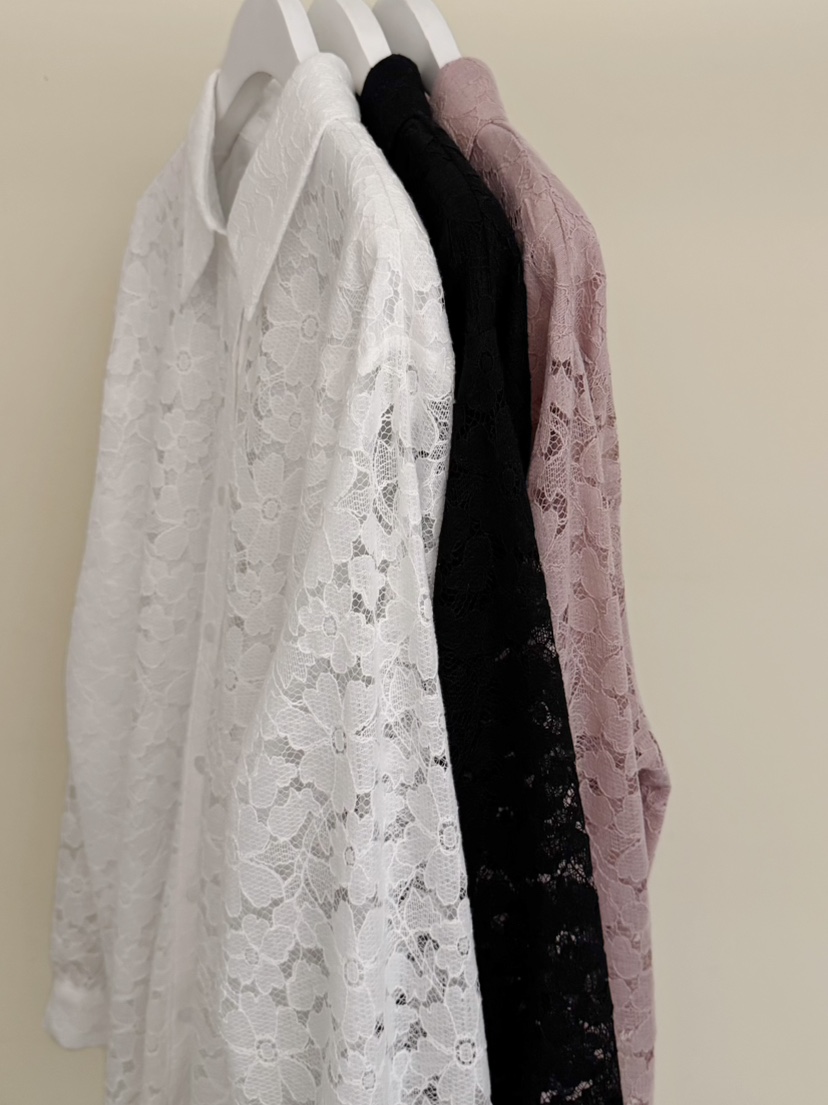 OREUM韓國直郵實拍女裝新品職業休閑推薦時尚人氣襯衫蕾絲衫OREUM襯衫/蕾絲衫