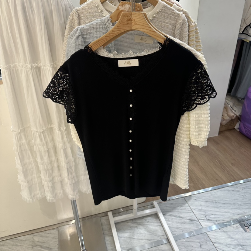ABLESTUDIO韓國東大門直郵女士新品人氣時尚熱賣26春夏針織衫ABLESTUDIO針織衫圖色2