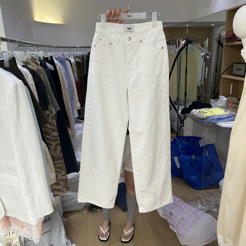 TED韓國直郵實拍女裝新品26春夏時尚人氣職業熱賣推薦牛仔褲TED牛仔褲圖色1