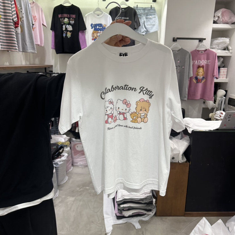 EVE韓國東大門代購女裝新款推薦休閑熱賣職業時尚26春夏T恤EVET恤圖色2