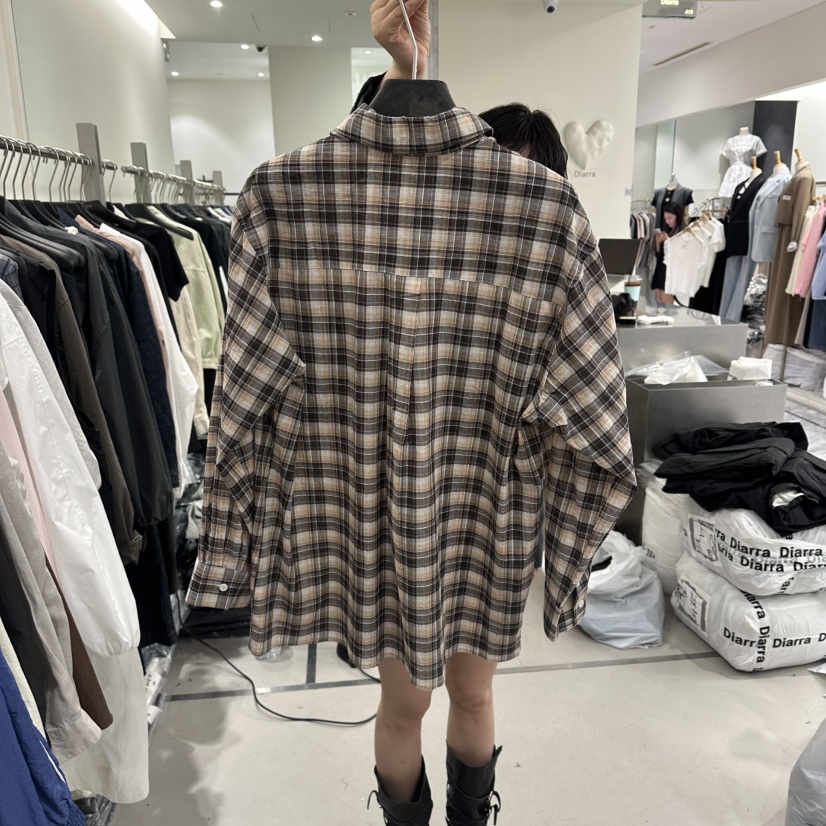 DIARRA韓國直郵女士新款人氣職業26春夏推薦休閑襯衫蕾絲衫DIARRA襯衫/蕾絲衫