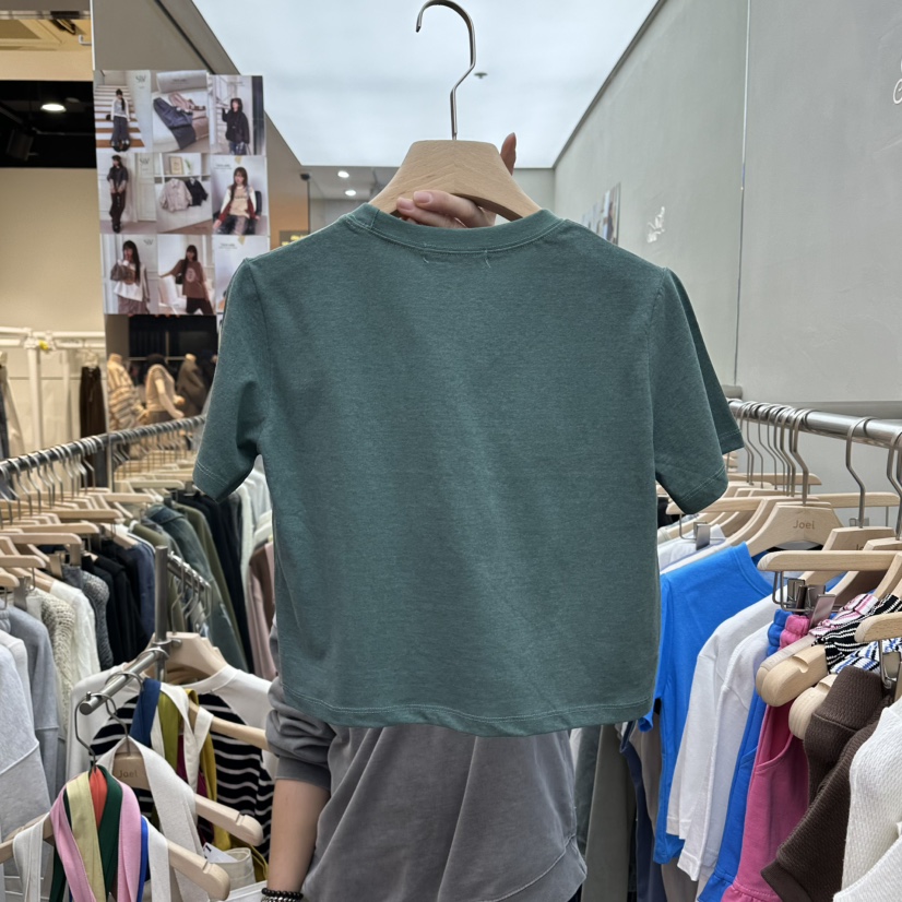 STICK WITH韓國直郵女裝新品時尚休閑人氣熱賣推薦26春夏T恤STICK WITHT恤