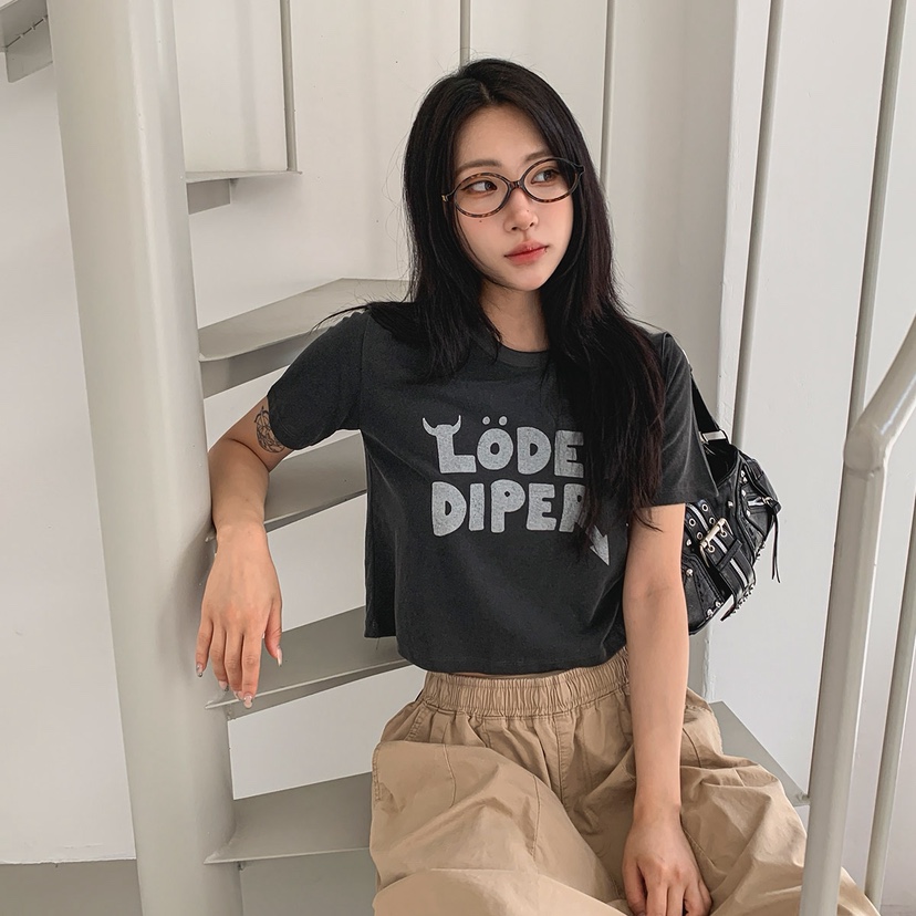 STICK WITH韓國直郵女裝新品時尚休閑人氣熱賣推薦26春夏T恤STICK WITHT恤