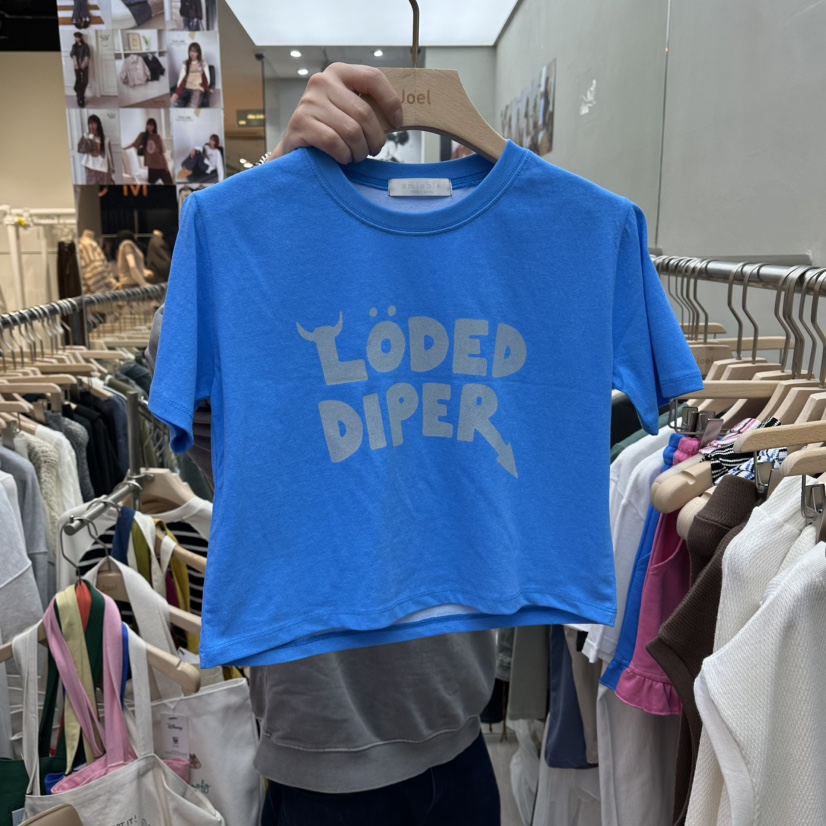 STICK WITH韓國直郵女裝新品時尚休閑人氣熱賣推薦26春夏T恤STICK WITHT恤圖色1