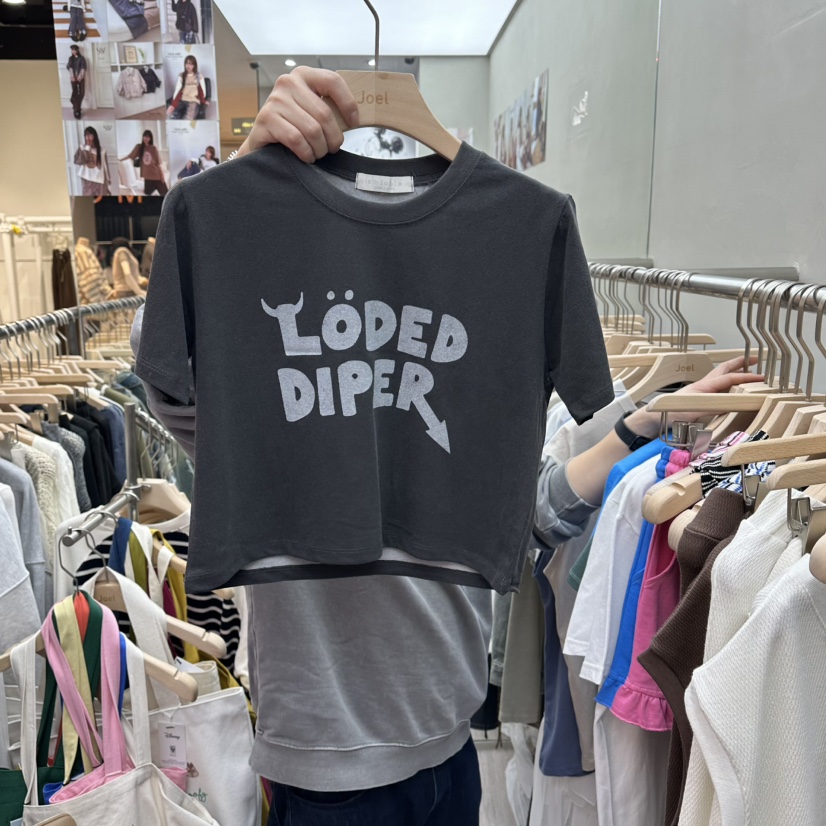 STICK WITH韓國直郵女裝新品時尚休閑人氣熱賣推薦26春夏T恤STICK WITHT恤圖色2