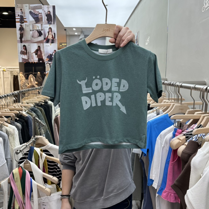 STICK WITH韓國直郵女裝新品時尚休閑人氣熱賣推薦26春夏T恤STICK WITHT恤圖色3