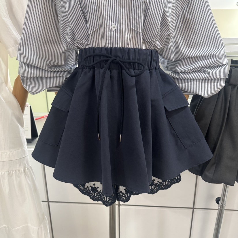 OREUM韓國直郵女士新品時尚人氣26春夏職業休閑熱賣推薦裙褲OREUM裙褲圖色1深藍色