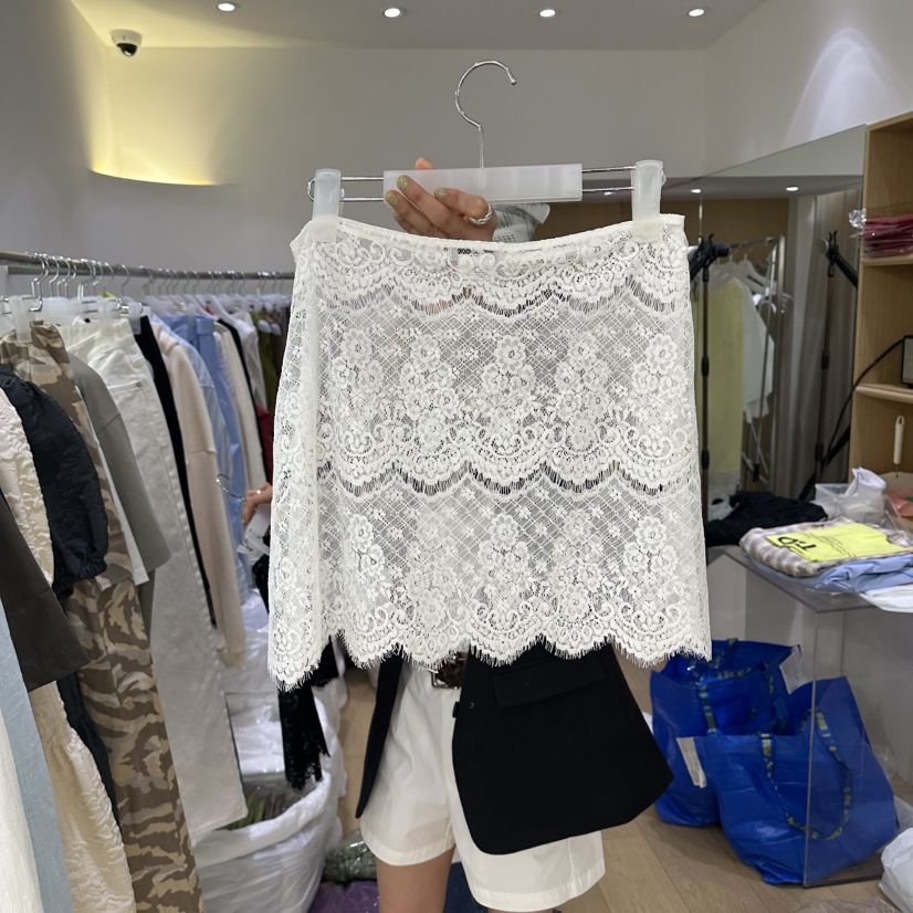 TED韓國東大門代購女裝新款時尚休閑人氣職業熱賣短裙蕾絲TED短裙