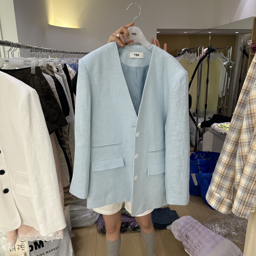 TED韓國東大門直郵女士新品職業26春夏熱賣休閑時尚人氣夾克TED夾克圖色2