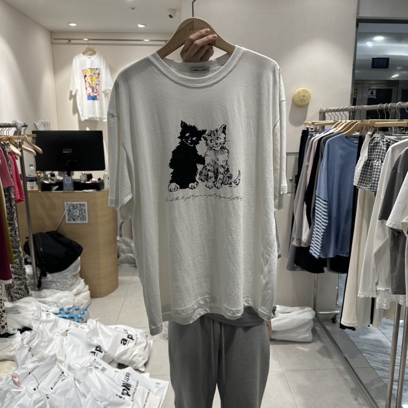 J.BALLOON韓國東大門代購女裝新品休閑職業人氣時尚推薦T恤J.BALLOONT恤圖色2