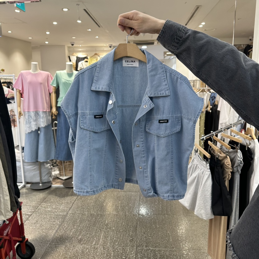 CELINA韓國直郵實拍女裝新款26春夏休閑職業熱賣人氣馬甲CELI_NA馬甲圖色2