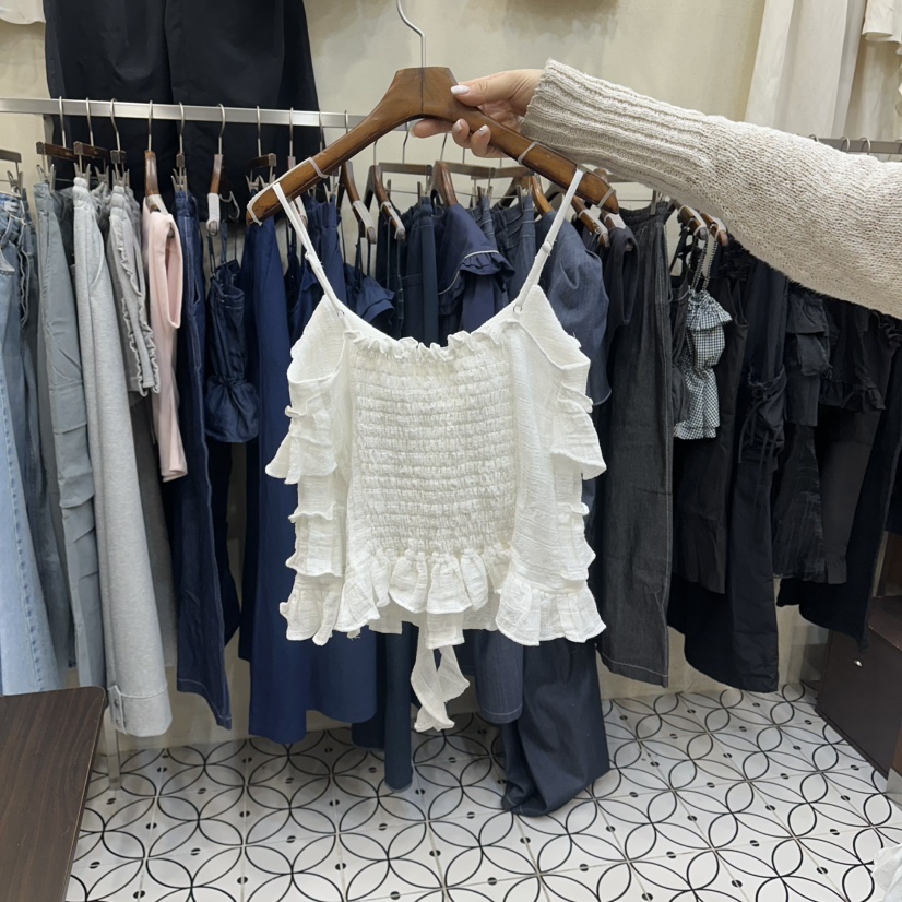 BAMBOLINA韓國直郵實拍女裝新款26春夏推薦人氣休閑吊帶背心BAMBOLINA吊帶/背心