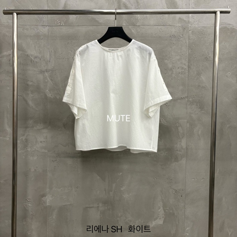 MUTE-P韓國東大門代購女士新款職業休閑時尚26春夏襯衫蕾絲衫MUTE襯衫/蕾絲衫圖色1