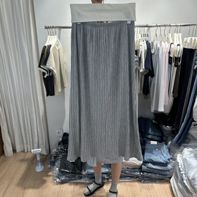 STORIES韓國東大門直郵女裝新品時尚推薦職業26春夏熱賣長裙STORIES長裙