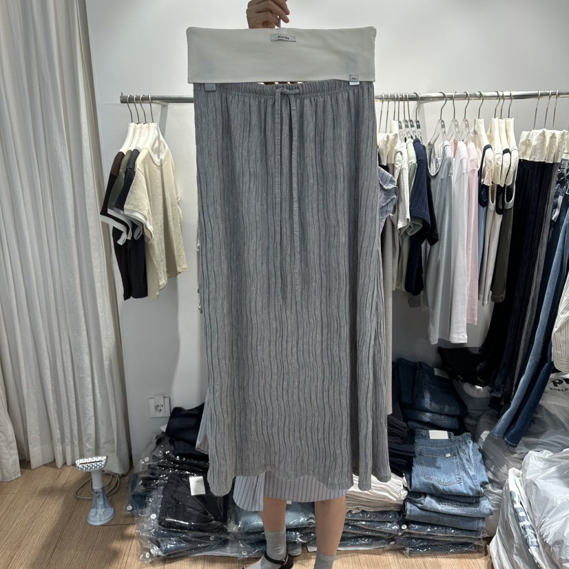 STORIES韓國東大門直郵女裝新品時尚推薦職業26春夏熱賣長裙STORIES長裙圖色3