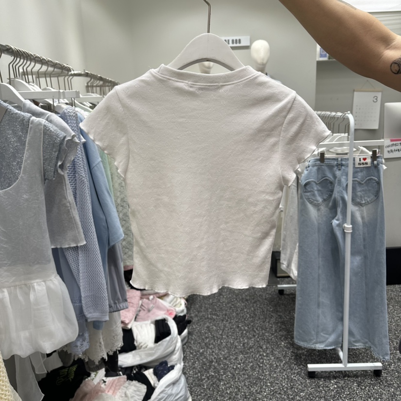 VINTAGE 888韓國直郵女裝新品休閑時尚職業推薦人氣26春夏T恤VINTAGE888/TRIPLE EIGHTT恤