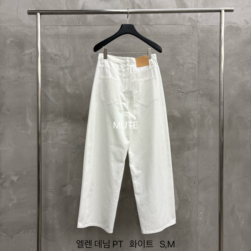 MUTE-P韓國代購女裝新品26春夏推薦熱賣人氣時尚職業牛仔褲MUTE牛仔褲