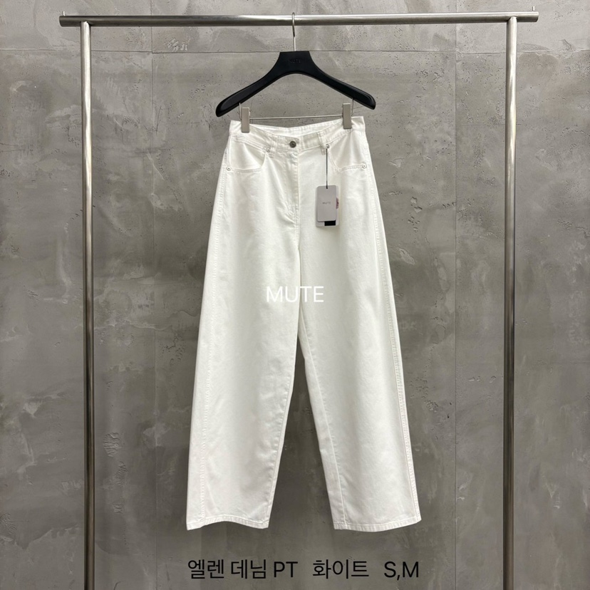 MUTE-P韓國代購女裝新品26春夏推薦熱賣人氣時尚職業牛仔褲MUTE牛仔褲圖色1