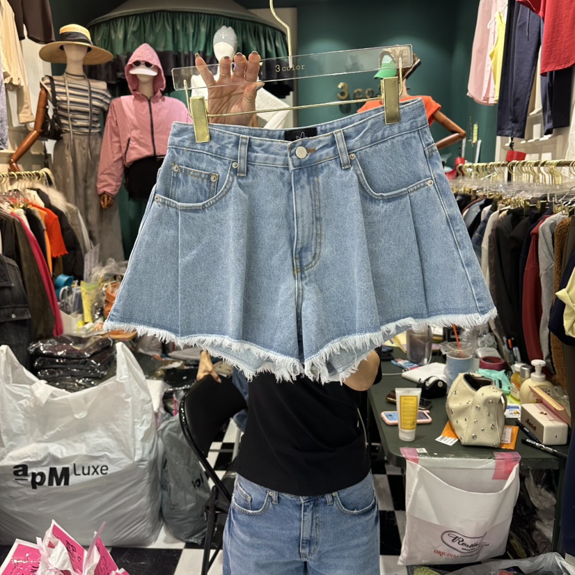 3COLOR韓國直郵實拍女裝新品熱賣短褲Three color短褲圖色1