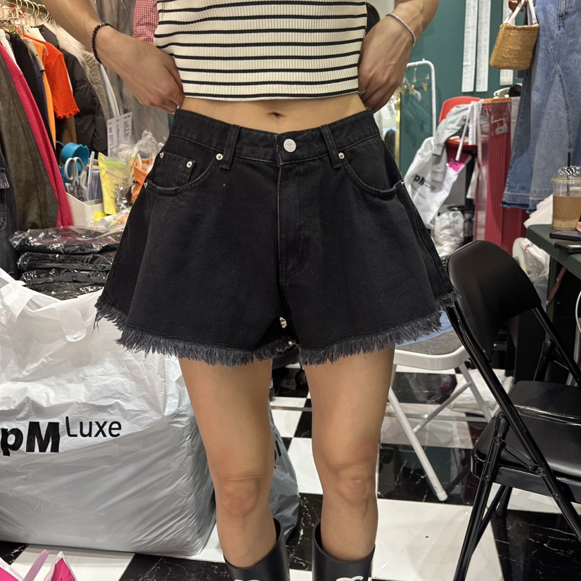 3COLOR韓國直郵實拍女裝新品熱賣短褲Three color短褲圖色2