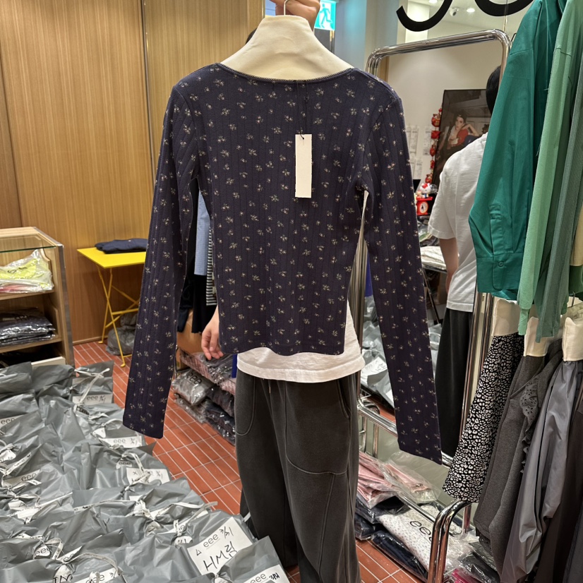 EEE韓國直郵女裝新款職業休閑時尚26春夏熱賣推薦長袖T恤EEE長袖T恤