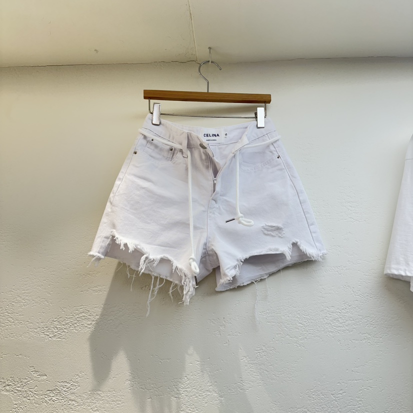 CELINA韓國東大門代購女士新款推薦休閑時尚熱賣短褲手工CELI_NA短褲圖色1