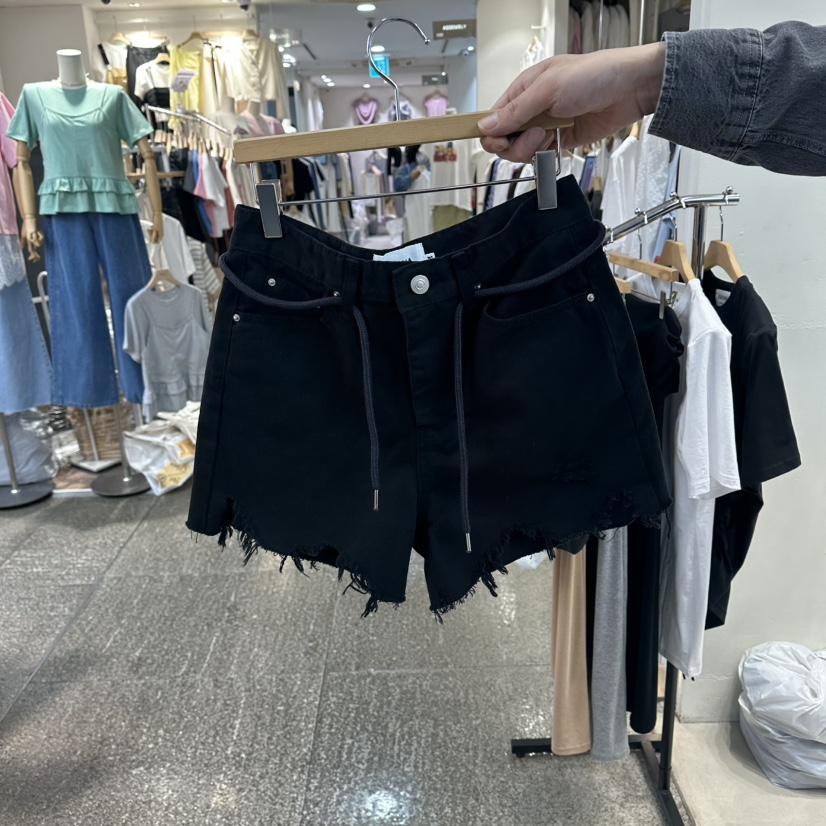 CELINA韓國東大門代購女士新款推薦休閑時尚熱賣短褲手工CELI_NA短褲圖色2