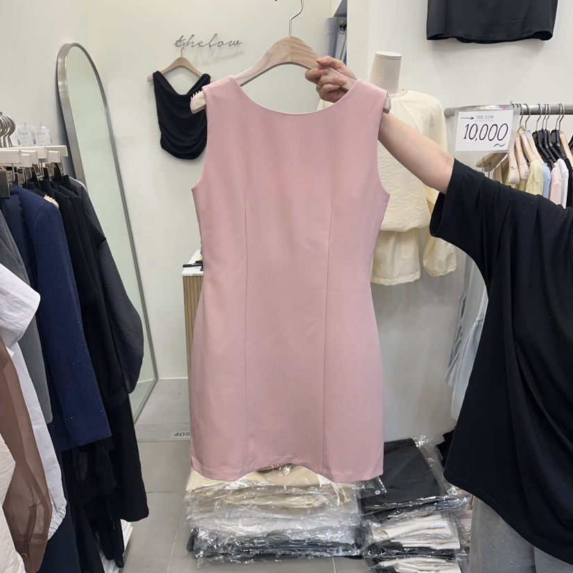 THE LOW韓國東大門直郵女士新款人氣職業26春夏休閑連衣裙THE LOW連衣裙圖色1